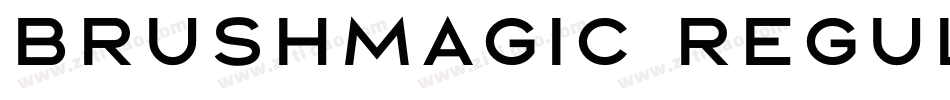 BRUSHMAGIC Regular字体转换